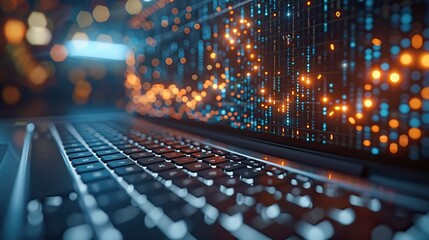 Obraz premium healthcare business graph data and growth insurance healthcare doctor analyzing medical of business report and medical examination with network connection on laptop.illustration