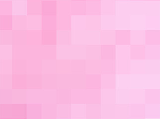 Gradient pink background. Geometric texture from pink squares for publication, design, poster, calendar, post, screensaver, wallpaper, postcard, cover, banner, website. Vector illustration