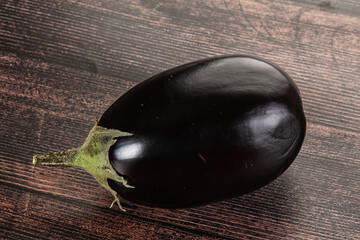 Ripe tasty natural organic eggplant