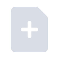 Obraz premium Add page icon design in modern and unique style