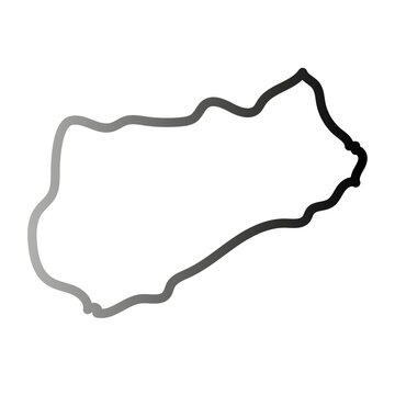 Logone Occidental vector map 