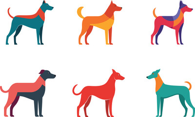             Dog logo icon vector illustration.
