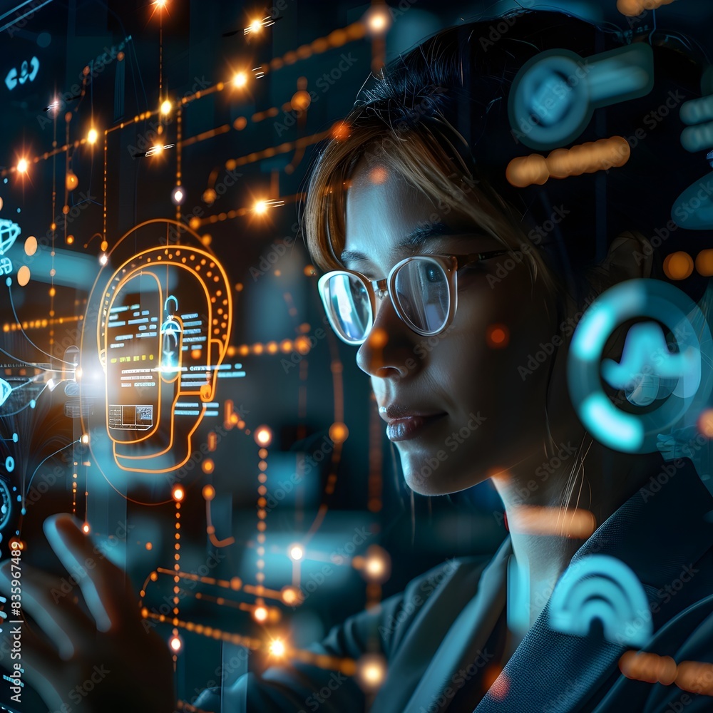 Poster hr utilizing digital analytics to enhance employee performance and satisfaction in business
