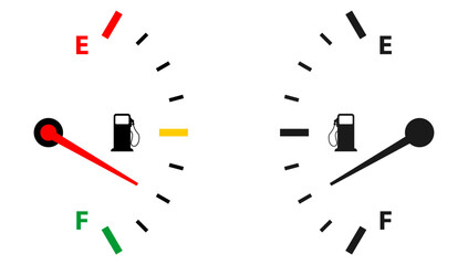 car fuel gauge icon