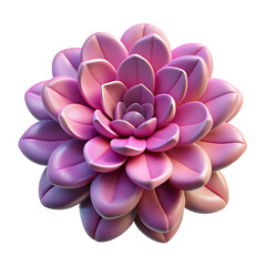 Fototapeta premium Aubreita Flower Pile Of Heap Of Piled Up Together Hyperrealistic Highly Detailed Isolated On Transparent Background Png File