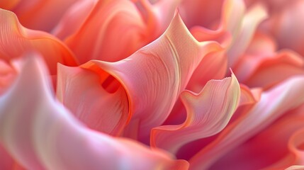 Pixel Petals: Tulip petals portrayed in intricate pixel art, captured in an extreme macro...