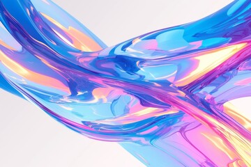 Warm abstract background with fluid motion and dynamics