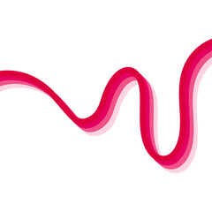 Simple multicolored layered lines.