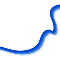 Simple multicolored layered lines.