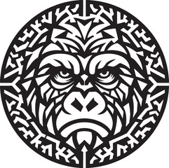 A logo Animal vector illustration on white background