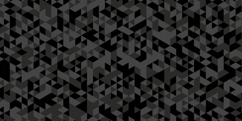 Modern abstract geometric polygon background. Abstract polygon triangle background vector illustration. Black and gray Polygon Mosaic Background.