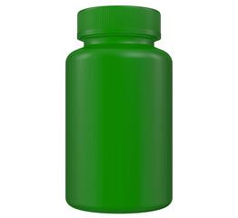 Realistic 3D bottle rendering mockup