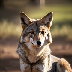 Fototapeta premium Inquisitive Beauty: Portrait of a Red Fox on White