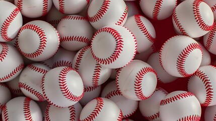 Sporty Baseball ball background. Old texture team. Generate Ai