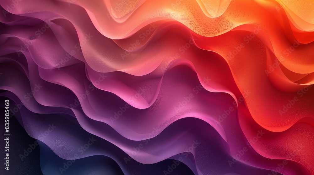 Poster vibrant abstract background with fluid wave patterns in warm and cool colors creating a dynamic and 