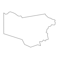 Enga Province map, administrative division of Papua New Guinea. Vector illustration.