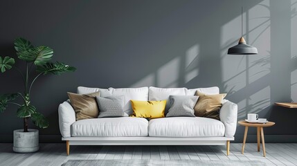 Cozy Scandinavian Living Room