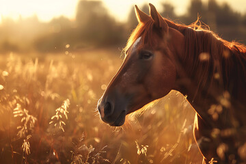 A majestic horse, showcasing its strength and beauty.