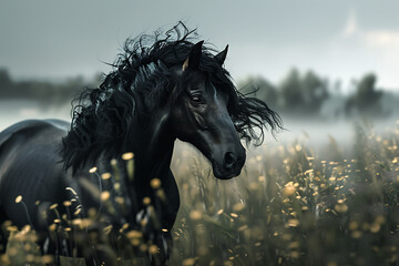A majestic horse, showcasing its strength and beauty.