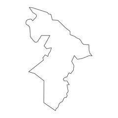 Jiwaka Province map, administrative division of Papua New Guinea. Vector illustration.