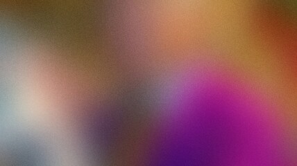Grainy gradient background pink orange purple grain texture retro abstract banner header poster backdrop design, retro shine glowing grungy template