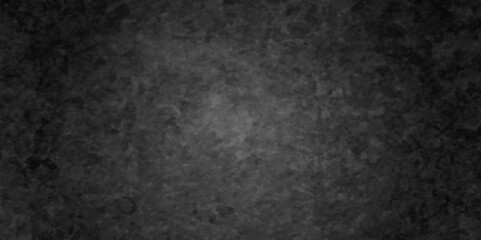 Black rough concrete old wall texture. Wall and floor with texture dark black grunge concrete stone wall background. Black grunge marble texture banner background. Grunge wall texture view space.