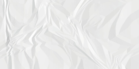 White crumpled paper texture. White wrinkled paper texture. White paper texture. White crumpled and top view textures can be used for background of text or any contents.