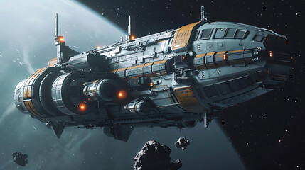 Futuristic Spacecraft: Transforming Cargo Transportation Beyond Earth