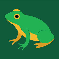 Solid color Darwin’s Frog animal vector design