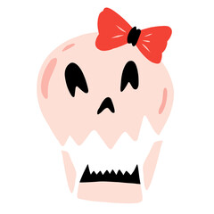 Obraz premium Skull face