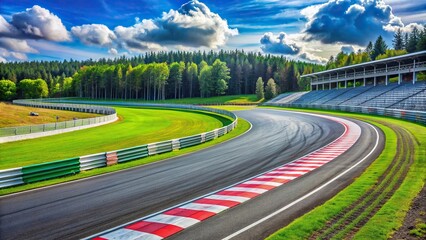 International asphalt racing track, Formula One circuit , race, speed, competition, sports, track, asphalt, cars, Formula One, curve, circuit, championship, adrenaline, fast, engineering
