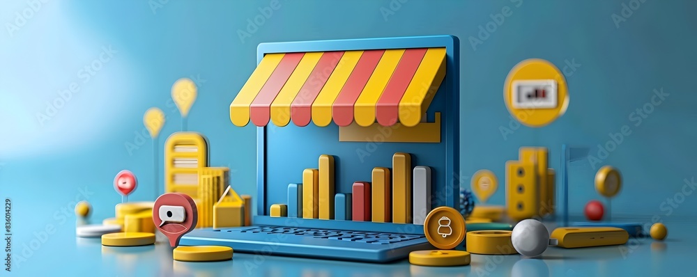 Aufkleber online store s analytics dashboard tracking traffic sources and conversion rates for e commerce and 