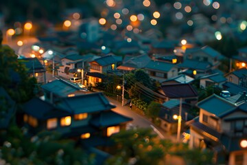 Tiny Japanese City Lights Up the Night