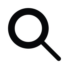 Well designed icon of magnifier, editable vector