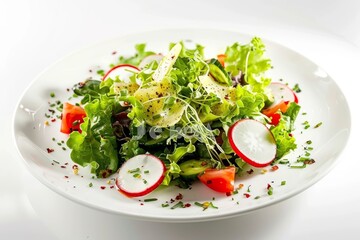 Light and Colorful Bettor Butter Lettuce Salad with Zesty Lemon Shallot Vinaigrette