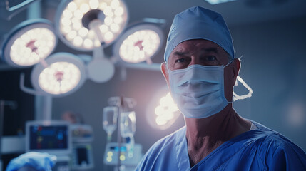 Surgeon in the surgery room