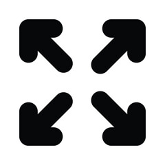 Maximize screen icon design, premium vector design