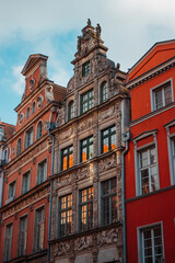 Fototapeta premium Historic Buildings in Gdansk's Old Town