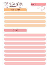  List To Do blank. Empty checklist vector