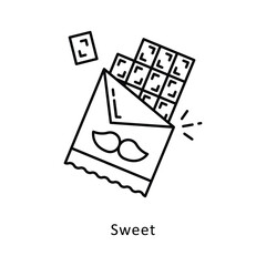 Sweet Vector Filled  outline Design illustration. Symbol on White background EPS 10 File