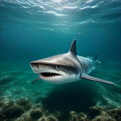 Fototapeta premium shark in the sea