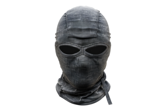 Balaclava hat isolated on transparent background