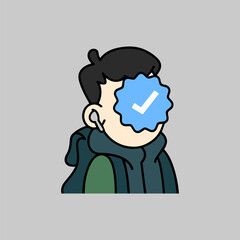 social media human stickers