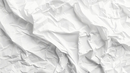 Obraz premium High-quality photo of a wrinkled white paper, producing a textured backdrop