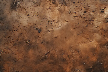 Processed collage old dry brown clay surface texture. Background for banner, backdrop or texture