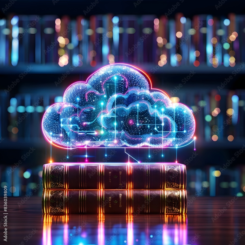 Poster cutting edge cloud computing revolutionizing case management and document storage for modern legal f