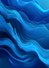 Abstract blue waves dynamic wallpaper,background