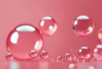 Dynamic wallpapers, soap bubbles with drops