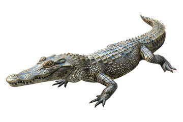 Crocodile isolated on transparent background