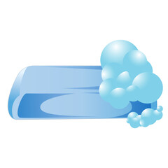 Soap, A bar of foaming soap